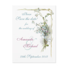 Blå och rosa förgätmigejer