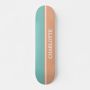 Blå och Rosa Mini Skateboard Bräda 18,5 Cm