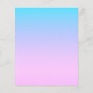 Blå och rosa övertoningsbakgrund flygblad