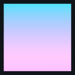Blå och rosa övertoningsbakgrund poster<br><div class="desc">Blå och rosa övertoningsfärger.</div>