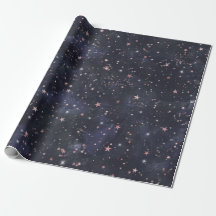 Blå och rosa stjärnhimmel Celestial baby shower