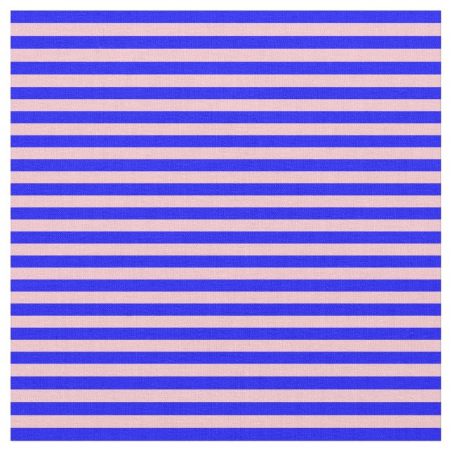 Blå och Rosa stripe Mönster Tyg (Närbild)