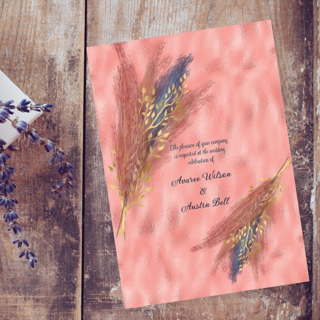 Blå och rost Pampas Grass (Skapare uppladdad)