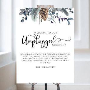 Blå och sen Blommigt, Ceremonisk signatur som inte Poster