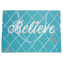 Blå och silver "Tro" högtidssäsong