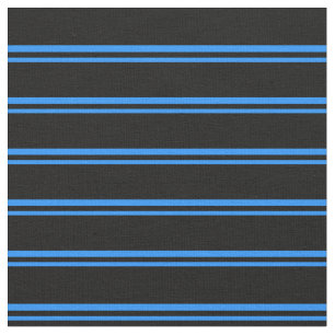 Blå och svart Färgad, stripe Mönster Tyg