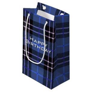 Blå och svart Tartan Play Small Gift-blogg