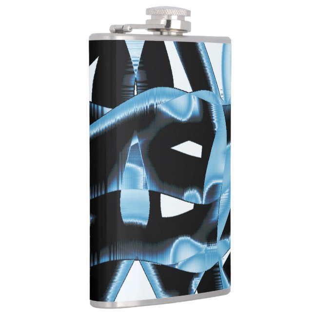 Blå och svarta skrapor eller rosett band som först fickplunta (Höger)