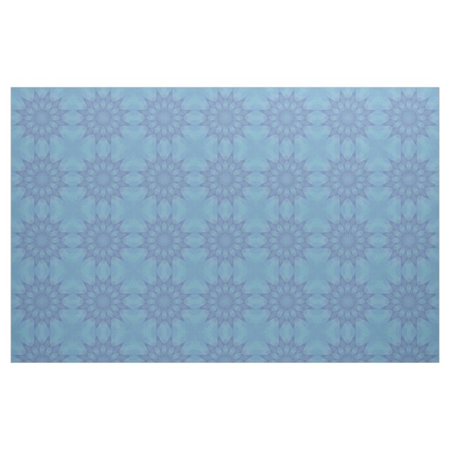 Blå och turkos Mönster 2 - Fabric Tyg (Fat Quarter)