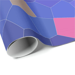 Blå och turkos - mosaik presentpapper