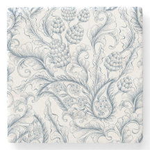 Blå och vit ananas Paradise