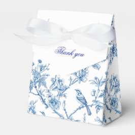 Blå och vit Chinoiserie Tack Presentaskar