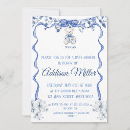 Blå och vit Chinoiserie, vi kan knappt vänta  Inbjudningar