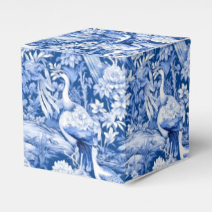 Blå och vit Chinoserie-seriens design 8 Presentaskar