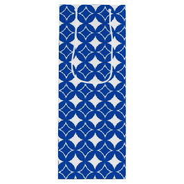 Blå och vit fartygspart mönster