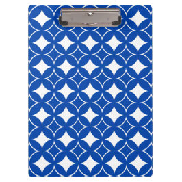 Blå och vit fartygspart mönster