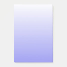 Blå och vit gradient post-it block