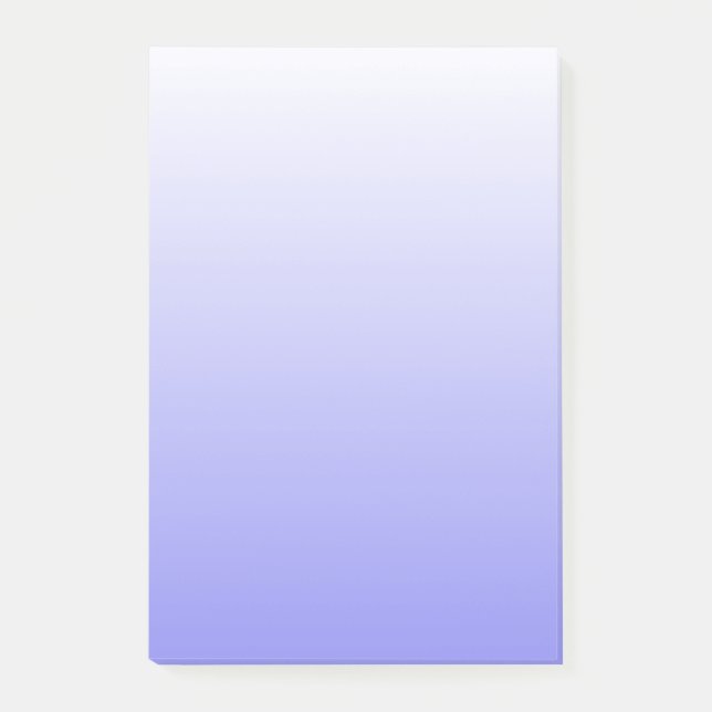 Blå och vit gradient post-it block (Framsida)