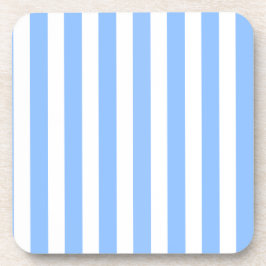 Blå och vit kandisrand underlägg