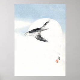 Blå och Vit Poster