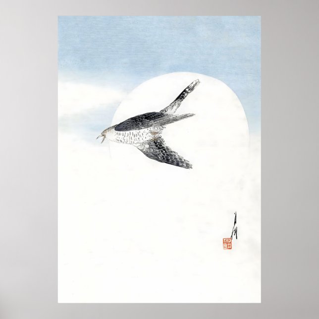 Blå och Vit Poster (Framsidan)