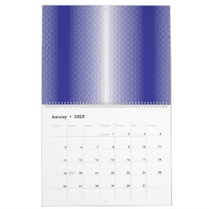 blå och vit strimlad bakgrund kalender