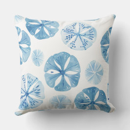 Blå och vit trollkarl Pillow. Kudde