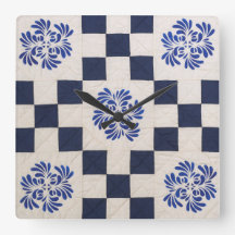 Blå och vit vinkling