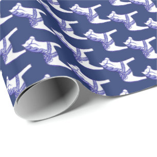 Blå och vita hästar, Pappra Presentpapper