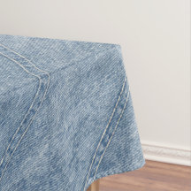 Blå och vita jeansblå look
