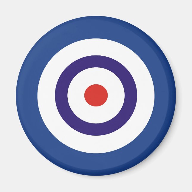 BLÅ OCH VITA MAGNET (Framsidan)