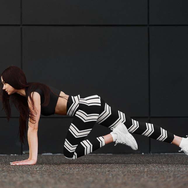 Blå och vita tuggben leggings (Skapare uppladdad)