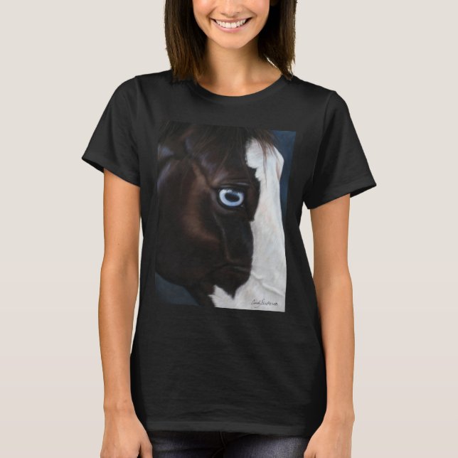 Blå Öga - skjorta T-shirt (Framsida)