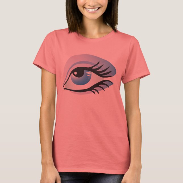 blå öga tee shirt (Framsida)