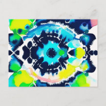 Blå ögon Tie Dye