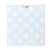 Blå Ombre Scallop Notepad
