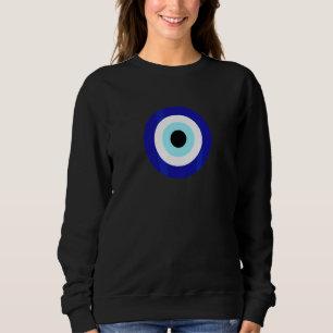 Blå Ond Öga Forntida Helig Hamsa Andlig Symbol T Shirt