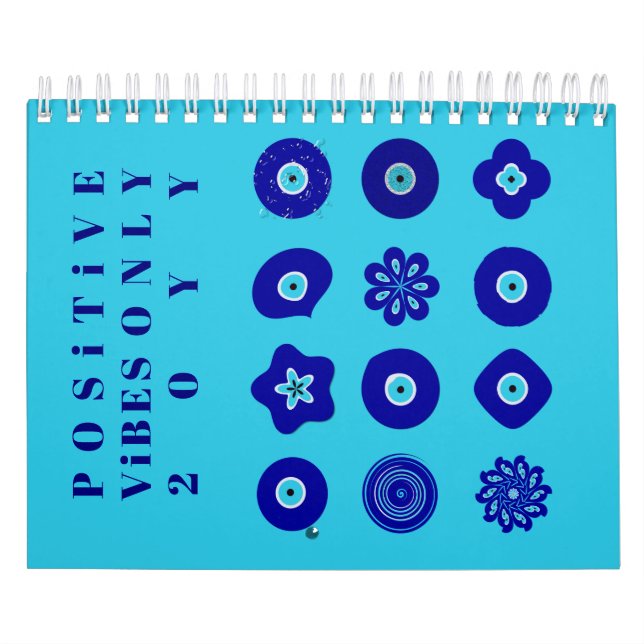 Blå Ond Öga Tur Nazaren och Talisman Konst Kalender (Omslag)
