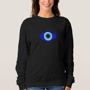 Blå onda ögon antika heliga Hamsa andlig symbol T Shirt