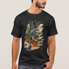 Blå Oni-demonkrigare | Japansk Yokai-mytologi T Shirt