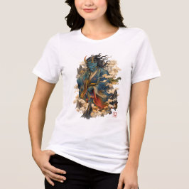Blå Oni-demonkrigare | Japansk Yokai-mytologi T Shirt