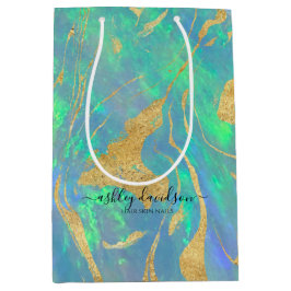 Blå opal | Shopping Gift Bags