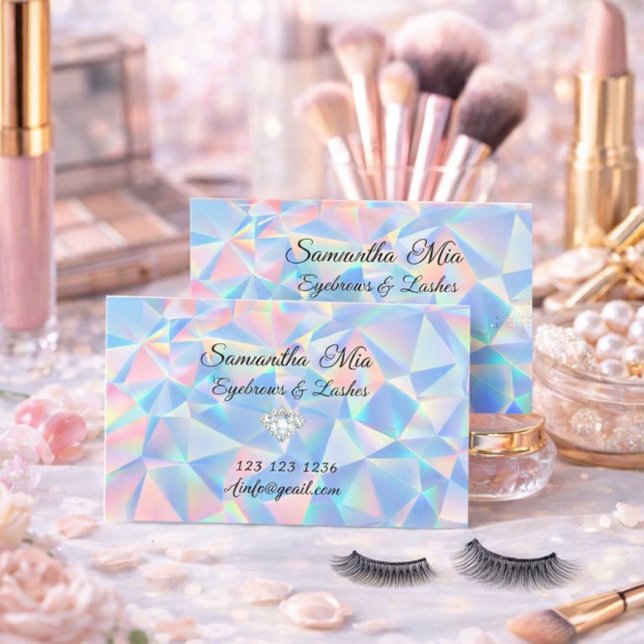 Blå Opal-stendesign visitkort (Skapare uppladdad)