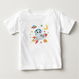 blå-orange astronautpanda t shirt