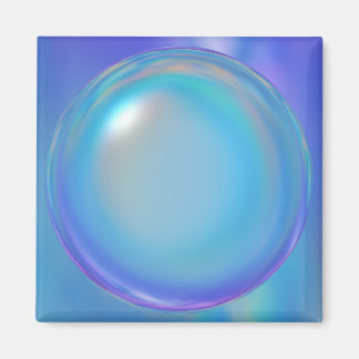 Blå Orb Magnet