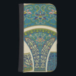 Blå orientalisk design med leende Ansikte Plånboksfodral För Samsung Galaxy S4<br><div class="desc">Biet utgör en fantastisk,  blå,  orientalisk utformning och blommigt. Sväng ut ansikte från dig med designen. Köp en kopia idag!</div>
