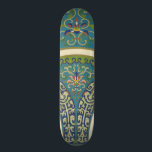 Blå orientalisk design med leende Ansikte Skateboard Bräda 21,5 Cm<br><div class="desc">Biet utgör en fantastisk,  blå,  orientalisk utformning och blommigt. Sväng ut ansikte från dig med designen. Köp en kopia idag!</div>
