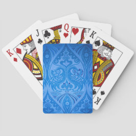 Blå orientaliska husdjur casinokort