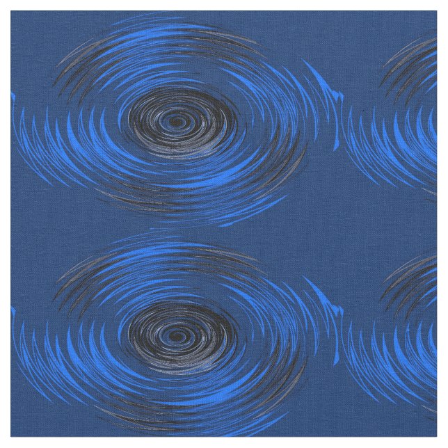 Blå orkan tyg (Närbild)