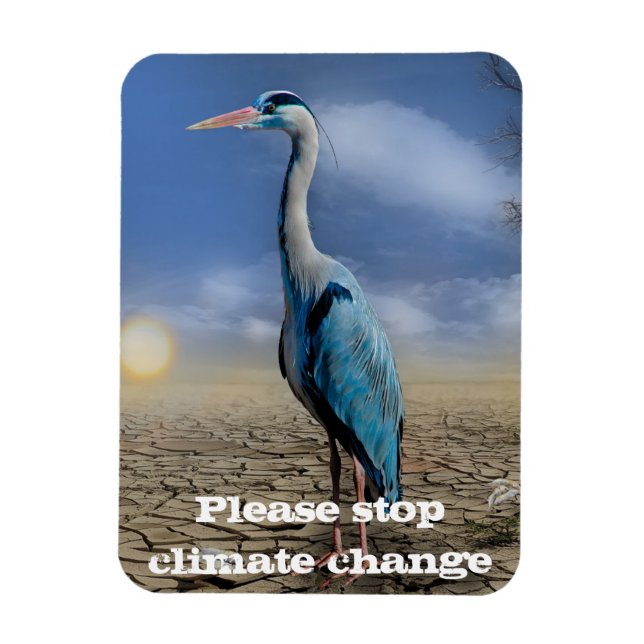 Blå öron i torka magnet (Vertikal)